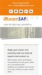 Mobile Screenshot of learnsap-ca.com