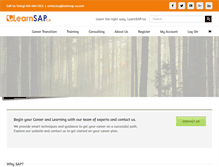 Tablet Screenshot of learnsap-ca.com